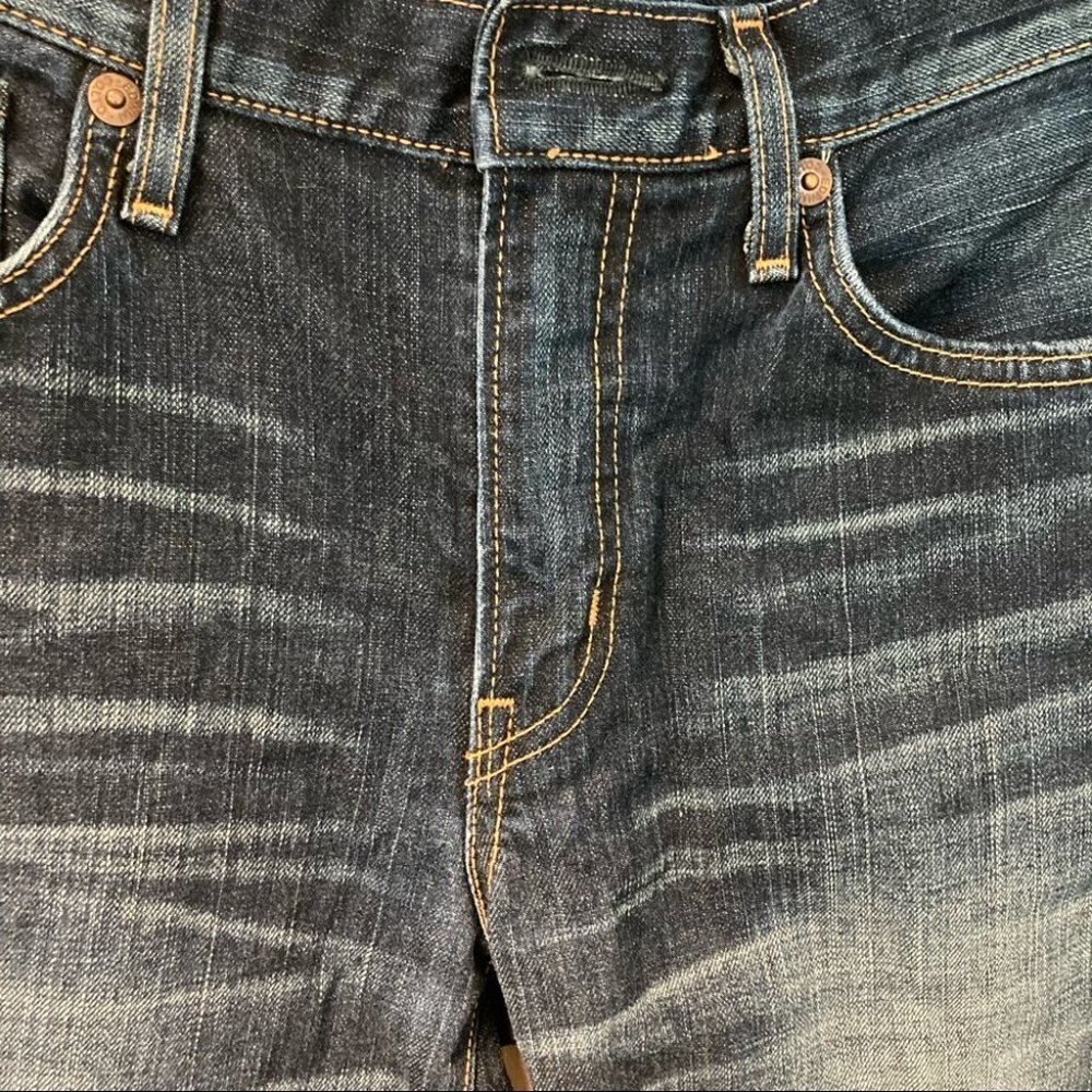EDWIN 502 Sz 28 Jeans Made in Japan Y2K Rare Dark Wash - Picture 2 of 8